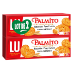Biscuits feuillets caramlises palmito lu - les 2 botes de 2 sachets - 100 g