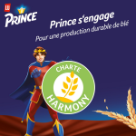 Biscuits fourrs au chocolat lait au bl complet prince lu - le paquet de 300 g
