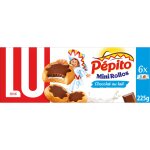 Biscuits fourrs et napps au chocolat au lait mini rollos pepito lu - la bote de 6 sachets - 225 g