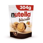 Biscuits fourr�s noisettes et cacao nutella - 22 biscuits - 304g