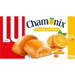 Biscuits fourr�s � l'orange chamonix lu - la bo�te de 250 g