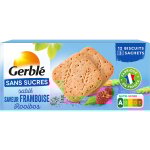 Biscuit framboise roiboos sans sucres gerble - la bote de 150g