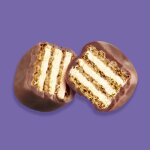 Biscuits gaufrettes enrobs au chocolat au lait mini suprme milka - le sachet de 110 g