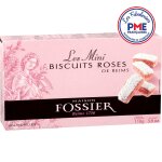 Assortiment de biscuits les mini biscuits roses de reims fossier - la boite de 40 - 110 g