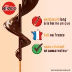 Biscuits napps au chocolat blanc mikado lu - la bote de 70 g