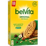 Biscuits petit d�jeuner go�t noisette et chocolat original belvita lu - la bo�te de 8 sachets - 400 g ...
