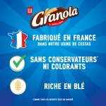 Biscuits sabl�s napp�s au chocolat au lait granola lu - la bo�te de 6 sachets - 225 g