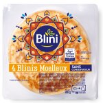 Blinis moelleux blini - la barquette de 4 - 200g