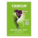 Bloc dessin xsmart dessin - 40 feuilles - 21 x 29, 7cm - 150g blanc canson - le bloc dessin de 40 feuilles ...