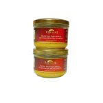 Bloc de foie gras de canard igp panache des landes - les 2 bocaux de de 120 g