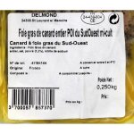 Bloc de foie gras de canard du sud - ouest igp delmond - le paquet de 250 g