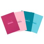 Bloc note 10, 5 x 14, 8 cm - 160 pages - petits carreaux rhodia - le bloc note en coloris al�atoire
