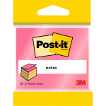 Bloc notes neon rose 76x76mm post it - le bloc - notes