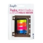 Bloc - notes & post it index 4x50 simpl - l'index
