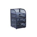 Bloc de rangement À tiroir noir carrefour - le mini bloc Bloc de rangement À tiroir noir carrefour - le mini bloc