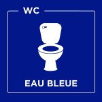 Bloc wc eau bleue 3en1 avec javel la croix - les 2 blocs de 48 g