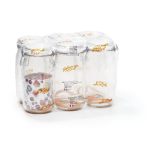 Bocal en verre 1. 5l - 900508 le parfait - le lot de 6 bocaux