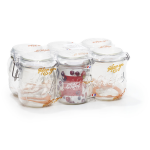 Bocaux en verre avec couvercle le parfait - le pack de 6 bocaux de 750ml
