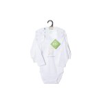 Body bb blanc coton bio 23 mois tex baby - le lot de 3 bodies