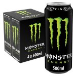 Boisson �nergisante monster - le pack de 4 canettes de 50cl