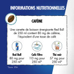Boisson nergisante sans sucres red bull - la canette de 25cl