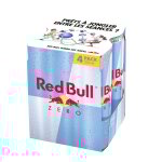Boisson nergisante zro red bull - le pack de 4 canettes de 25cl