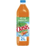 Boisson aux fruits pche abricot oasis - la bouteille de 2l