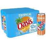 Boisson aux fruits tropical oasis - le pack de 12 canettes de 33cl