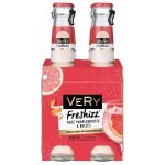Boisson aromatise  base de vin ros ptillant pamplemousse very - le pack de 4 bouteilles de 25cl