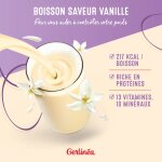 Boisson repas minceur vanille gerlinea - les 4 bouteilles de 236ml