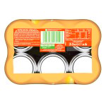 Boisson th� glac� p�tillant p�che lipton - le pack de 6 canettes de 33cl