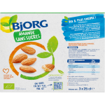 Boisson végétale bio lait d'amande sans sucres bjorg - le lot de 3 briques de 25cl Boisson végétale bio lait d'amande sans sucres bjorg - le lot de 3 briques de 25cl