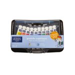 Bote 10 tubes de peinture gouache lefranc bourgeois - la bote de 10