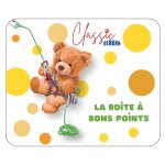Bote de classement  bon points mtal girafe ulmann - la boite de classement