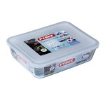 Bote de conservation verre rectangulaire 1, 5l 22x17 cm cook & freeze pyrex - le plat de conservation ...