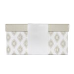 Boite de rangement en carton beige - le lot de 3 carrefour home - le lot de 3 boites