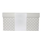 Boite de rangement en carton gris - le lot de 3 carrefour home - le lot de 3 boites