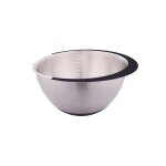 Bol en inox, base antidrapante carrefour home - l'unit