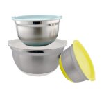 Bol patissier en inox x3 - le lot de 3 bols Bol patissier en inox x3 - le lot de 3 bols
