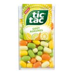 Bonbons agrumes tic tac - 110 pastilles - 54g