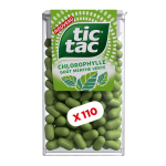 Bonbons chlorophylle tic tac - la boite de 54g