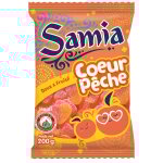 Bonbons halal c?ur de pche samia - le sachet de 200 g