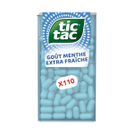 Bonbons menthe extra fra�che tic tac - 110 pastilles - 54g