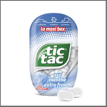 Bonbons menthe extra fra�che tic tac - 205 pastilles - 99, 8g