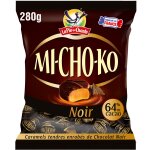 Bonbons michoko chocolat noir et caramel la pie qui chante - le sachet de 280g