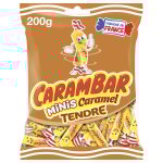 Bonbons mini caramel tendre carambar - le sachet de 200g Bonbons mini caramel tendre carambar - le sachet de 200g