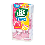 Bonbons tic tac two framboise citron tic tac - la boite de 38 pastilles