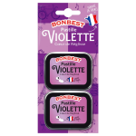 Bonbons violette c?ur de réglisse bonbest - le lot de 2 boites de 16g Bonbons violette c?ur de réglisse bonbest - le lot de 2 boites de 16g