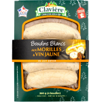 Boudins blancs morilles / vin jaune claviere - les 4 boudins de 90 g Boudins blancs morilles / vin jaune claviere - les 4 boudins de 90 g
