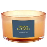Bougie � 3 m�ches argan de maroc ambiances devineau - la boite